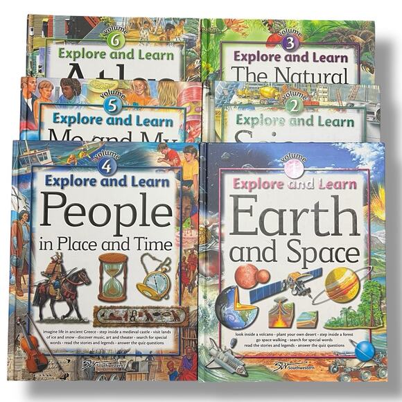 Lot of 6 Explore and Learn Books by Southwestern Educational Series Set 1 thru 6 - Picture 1 of 14